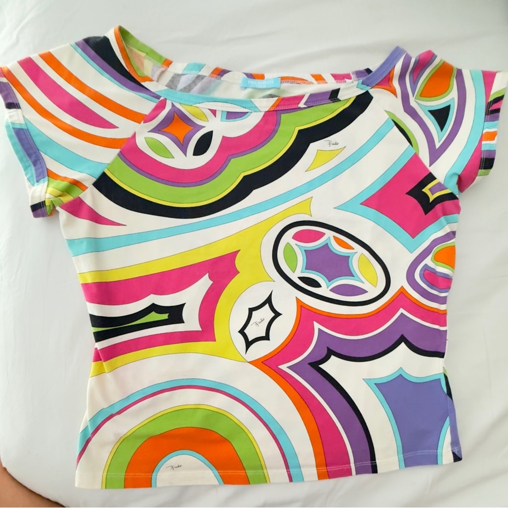 Vintage Emilio Pucci Designer Top – Made in Italy